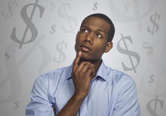 A man thinking about what the Bible has to say about debt.