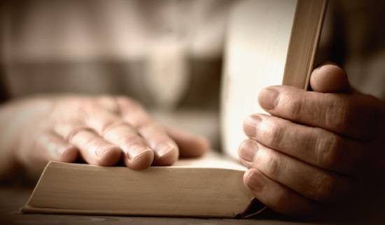 A Person Reading the Bible A person carefully reading the Bible to learn of people who found purpose after disappointment.